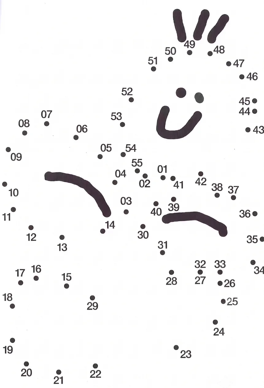 Dot-to-dot illustration
